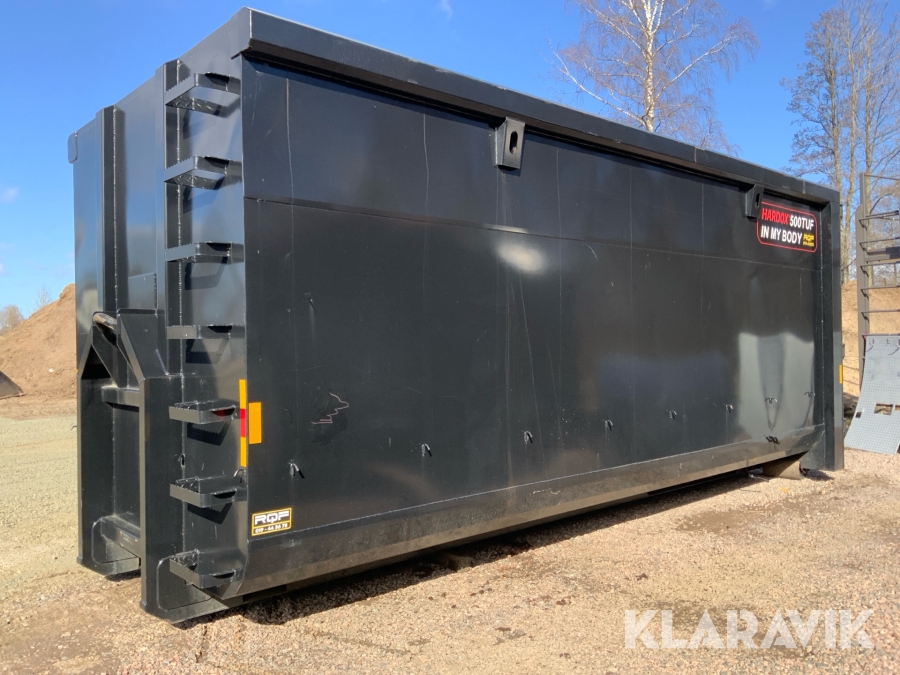 Lastväxlarcontainer RQF Hardox 500TUF 35m3