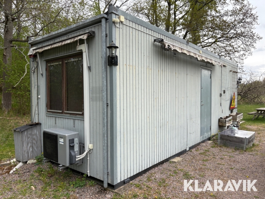 Manskapsbod Volymbyggen med värmepump