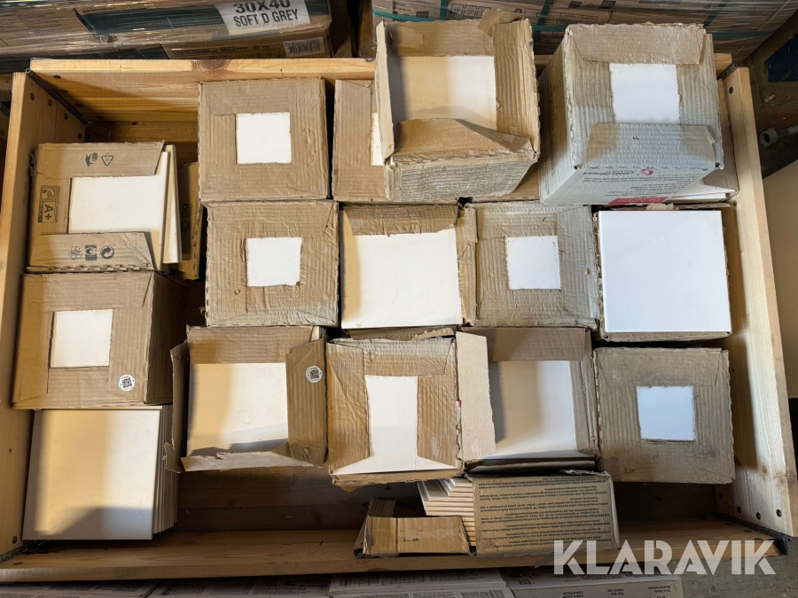 Kakel Vit 19x19cm 408st