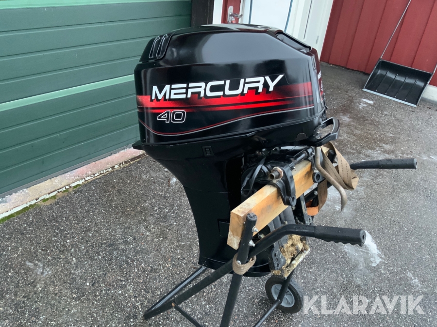 Båtmotor Mercury 40hk med reglage