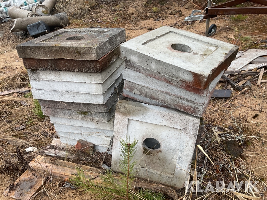 Betongsten 23st (40x40x6cm)