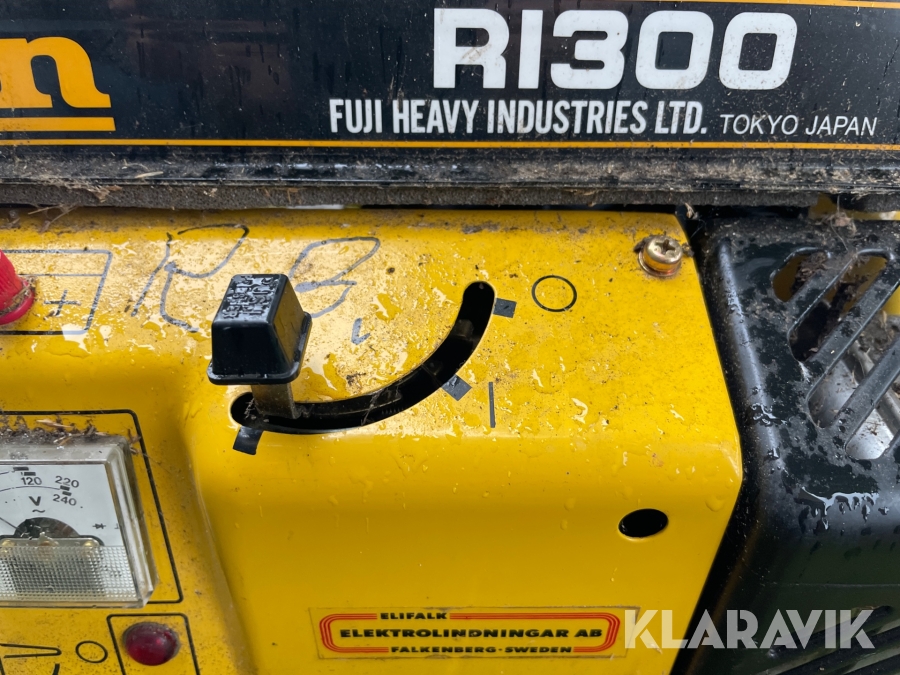 Generator Robin RI300, Falkenberg, Klaravik auktioner