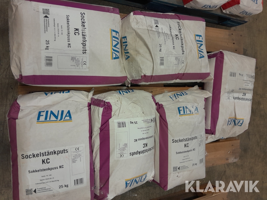 Sockelstänkputs Finja KC 0-1mm vit
