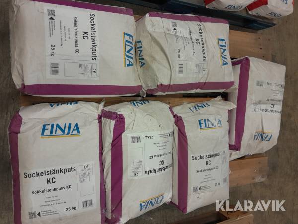 Sockelstänkputs Finja KC 0-1mm vit
