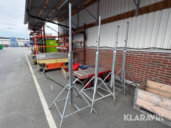 Stativ till belysning teleskopiskt, 4st