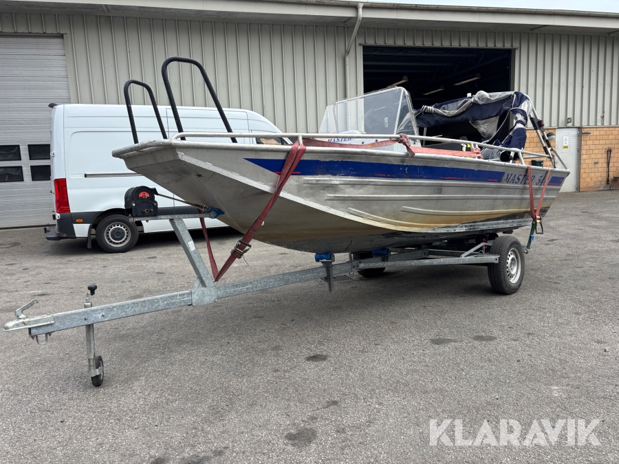 Aluminiumbåt Master 540 med Mercury 50 hk