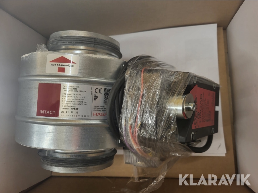 Brandspjäll Hagab Intact 100mm 3 st