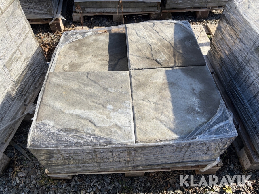 Marksten Benders Cambridge Antracit 420 x 420 x 50 mm ca 10 m2