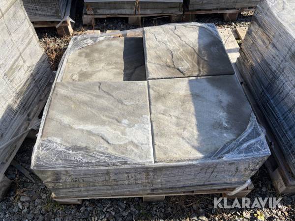 Marksten Benders Cambridge Antracit 420 x 420 x 50 mm ca 10 m2