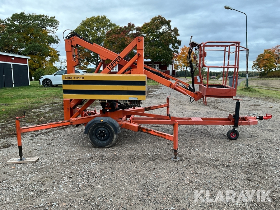 Släpvagnslift Simon Topper T 120S, Katrineholm, Klaravik auk
