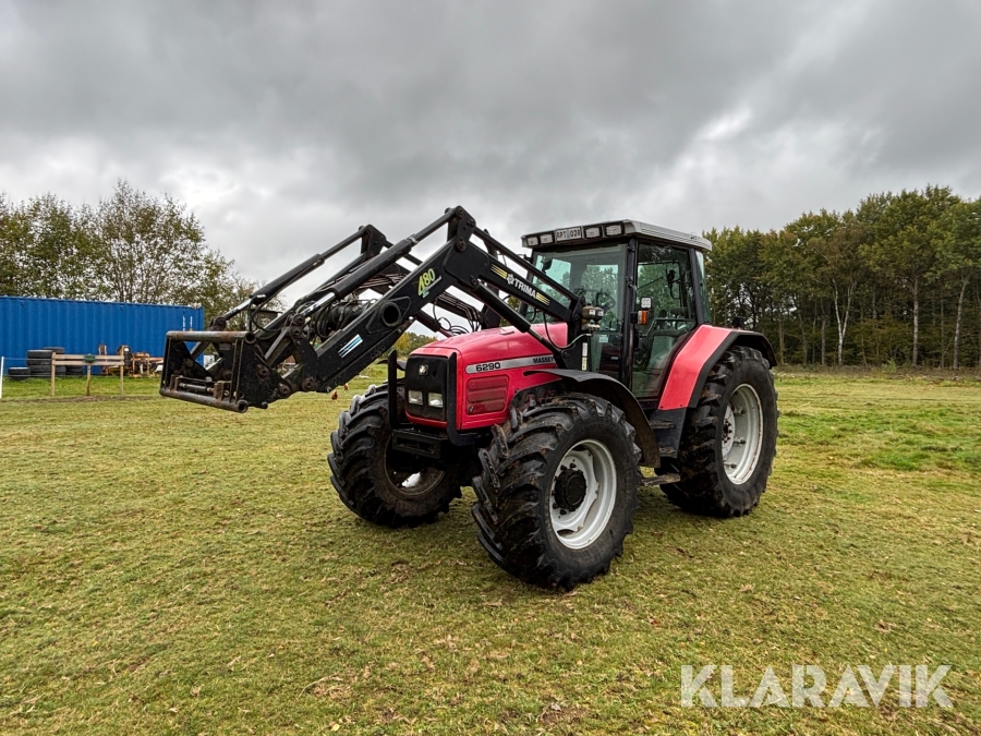 Traktor Massey Ferguson 6290 med frontlastare & redskap