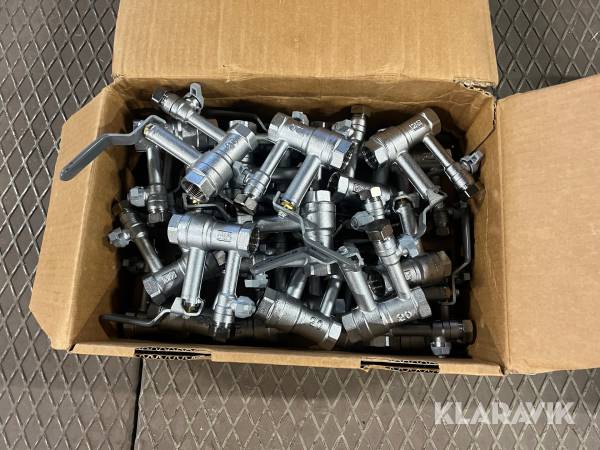 Kulventiler med avtappning Armatec R20 2/4" 25 st