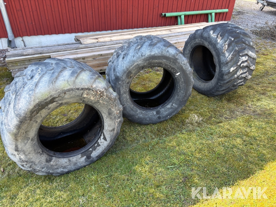 Entreprenaddäck Trelleborg Twin 600/50 22,5 3 st