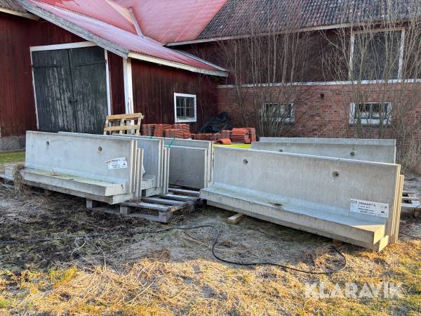 L-stöd Benders 600x2000mm