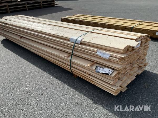 Virkespaket fjällpanel profilfel 22x120