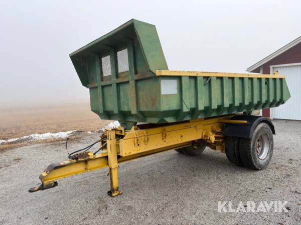 1-axlad Dumperkärra 10 ton