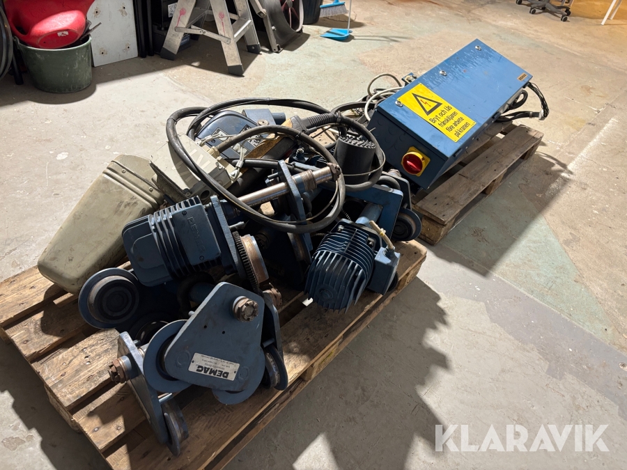 Komplett Tellfer Demag Pk10n-f, Haninge, Klaravik auktioner