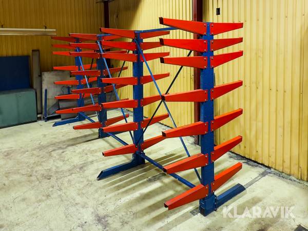 Dubbelsidigt grenställ/materialställ