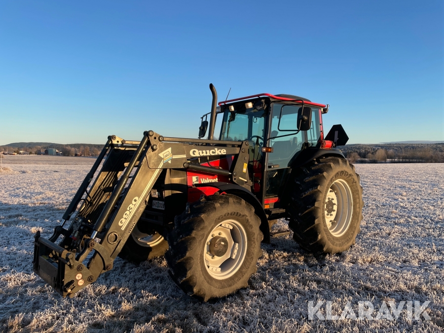 Traktor Valmet 865 med lastare