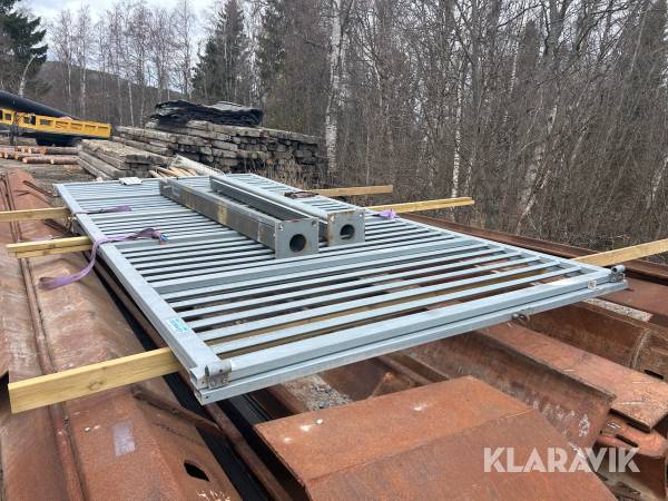 Grind Gunnebo 10x2,5 m med stolpar