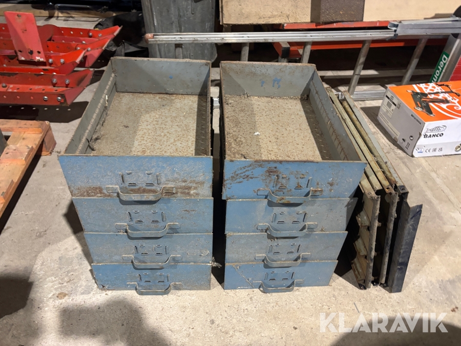 Sortimentskåp Modul System 8st lådor