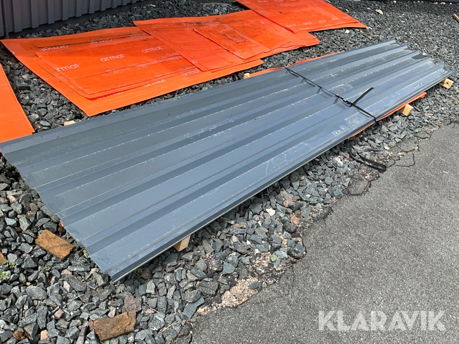 Takplåt Armat TP32 8 st, 5900x1085 mm. ca 50 m2, mörkgrå