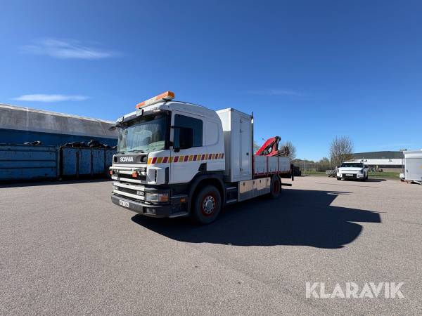 Kranbil Scania P94 DB4X2NA 230 Fältservicebil