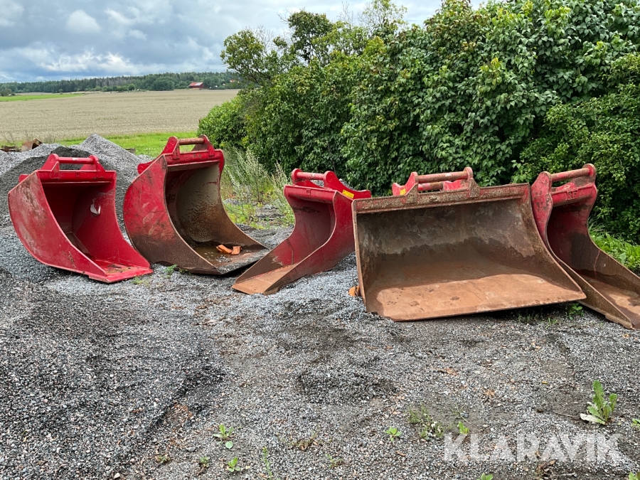 Grävmaskinsskopor RF 5st S70