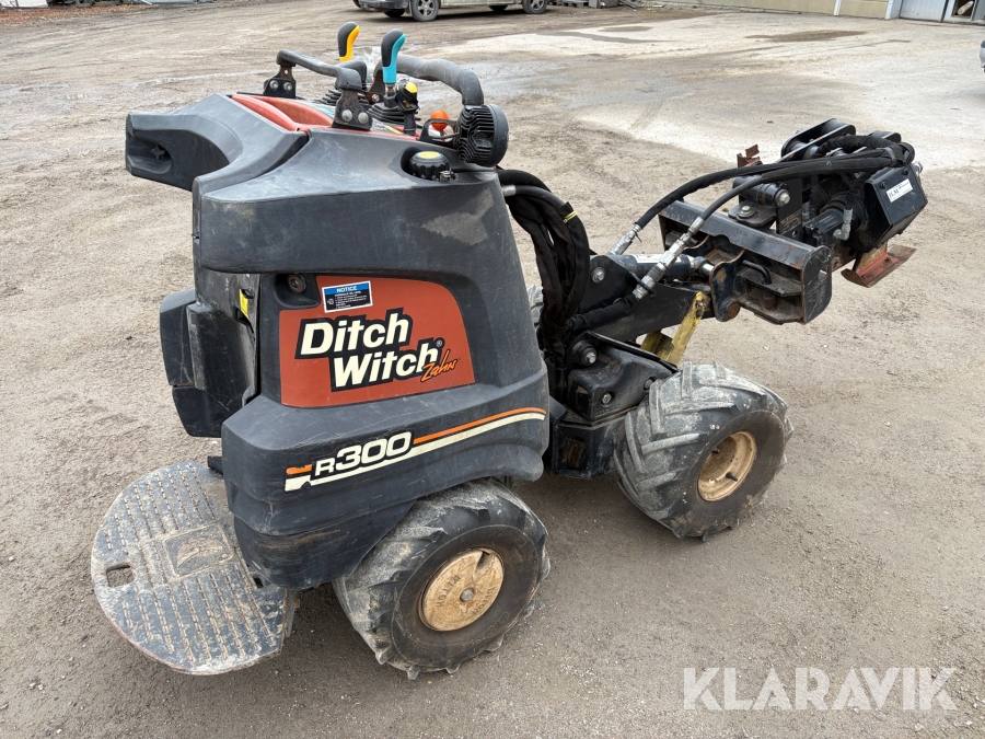 Ditch Witch/ vibroplog Zahn R300, Kumla, Klaravik auktioner