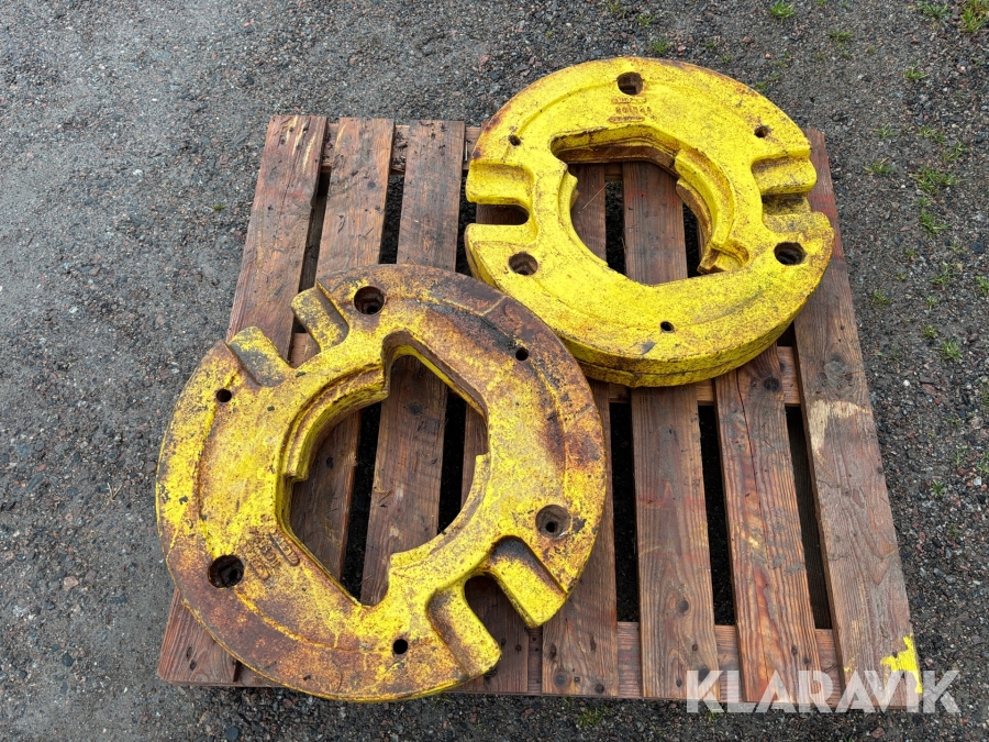 Hjulvikter John Deere 4st