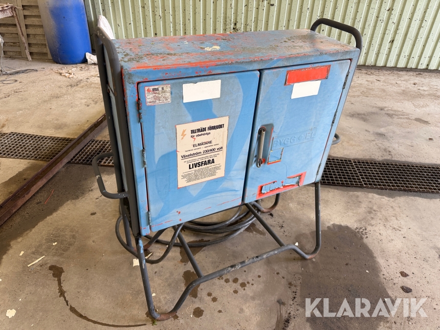 Byggcentral med mätartavla Bygg-El H5 C 83A