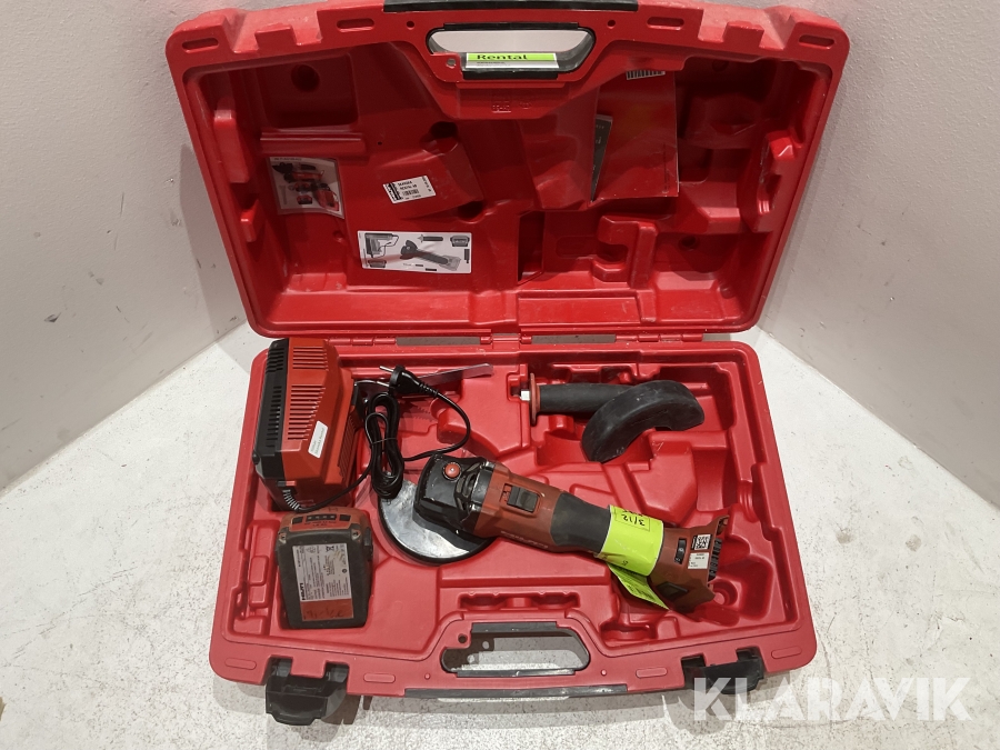 Vinkelslip batteri Hilti AG125 S