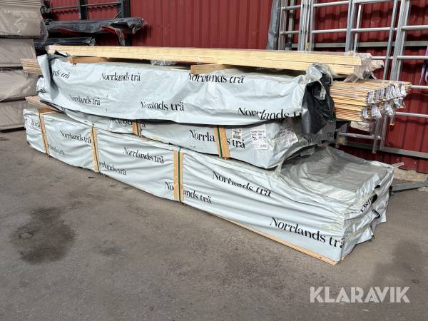 Slätspont Norrlands Trä 9000 putsad hårdvaxolja klar 8% 15x93