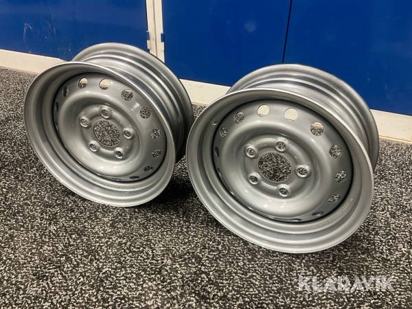 Stålfälgar till släp Alcar 13tum 5/112 2st (nya)