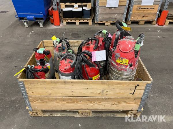 Diverse pumpar Grindex Micro, Solid, Minex Lite, Salvadore