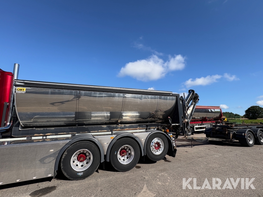 Asfaltsflak med Sprider CMT & SPRIDER Sprider M-25