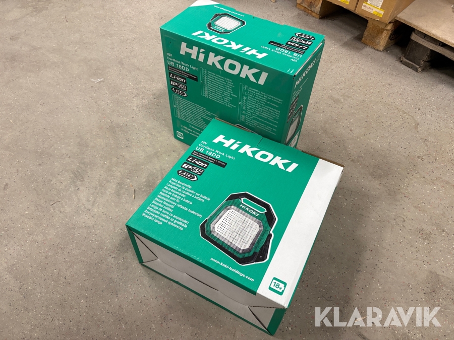 Arbetsbelysning LED Hikoki UB 18DD 2st