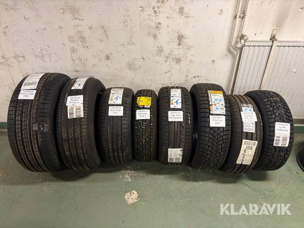 Parti däck 8st