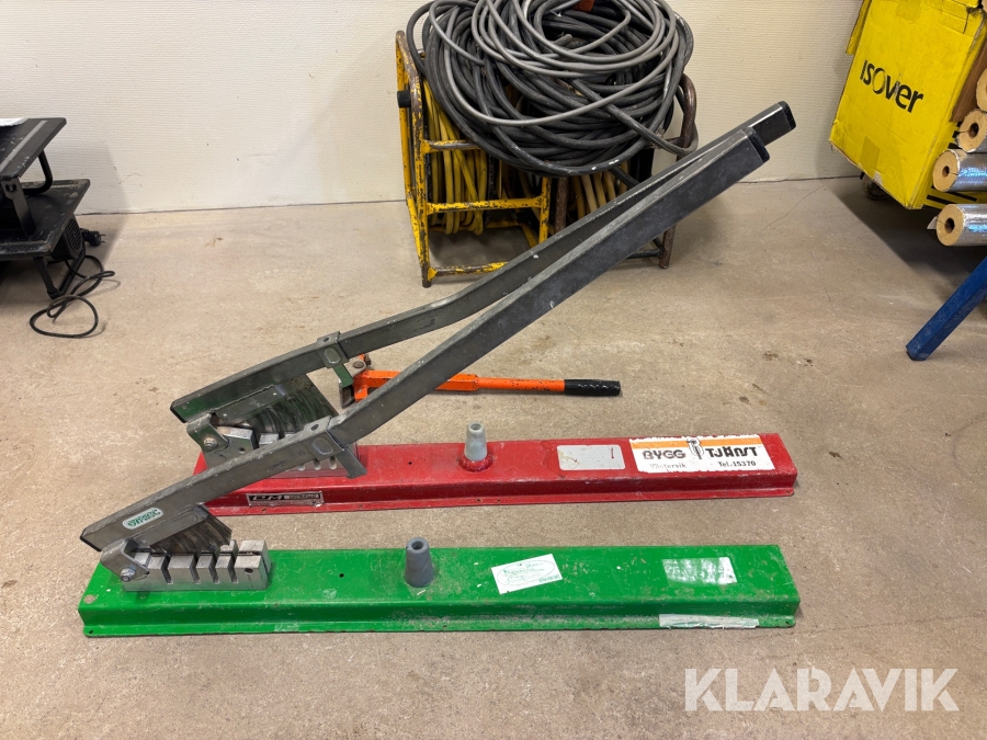 Profilsax till plåt och Formspännare 3st