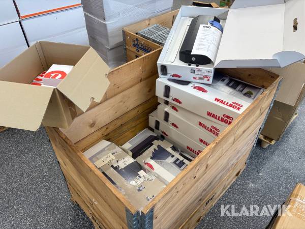 Elbilsladdare Garo 9st med energimätare