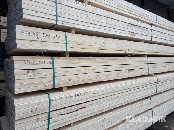 Virkespaket 45x195 5.4 36 st