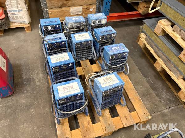 Värmefläktar El-Björn 2kW 10 st