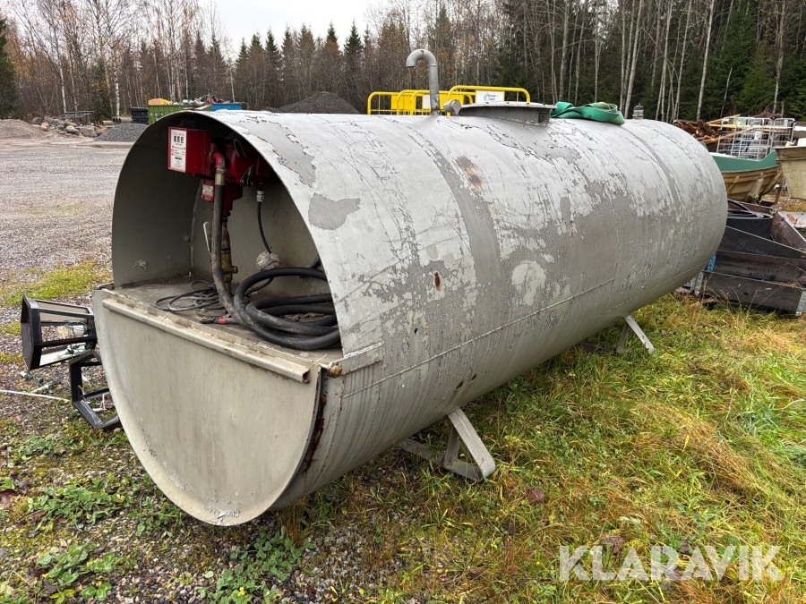 Dieseltank ABG 5m3 med pump 