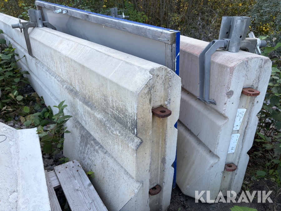 Betongbarriärer 5 st