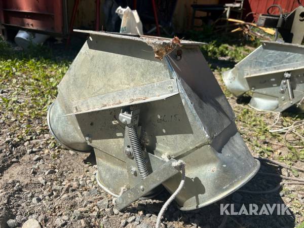 3-vägsspjäll spannmål 200mm