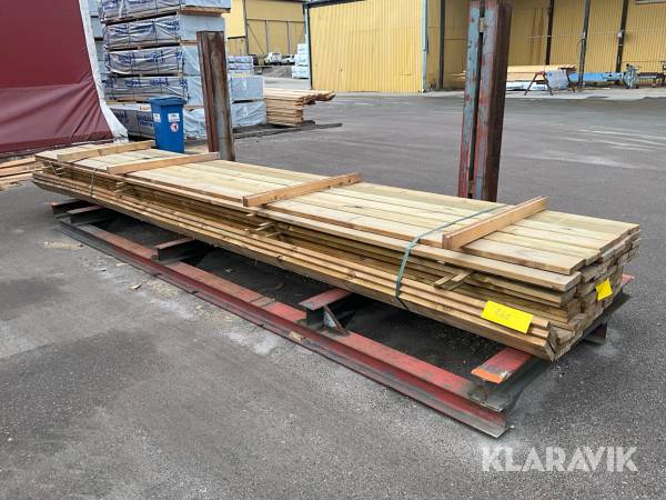 Virkespaket impregnerad trall B-kvalite 28x145 375 Löpmeter