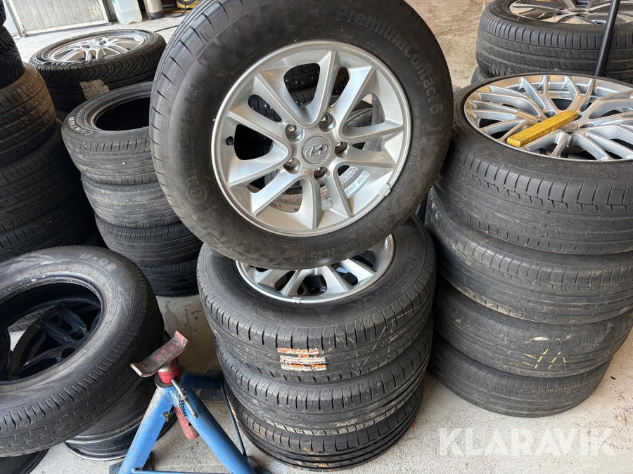 Hjul 4st Hyundai Continental PremiumContact 195/65R15 4st