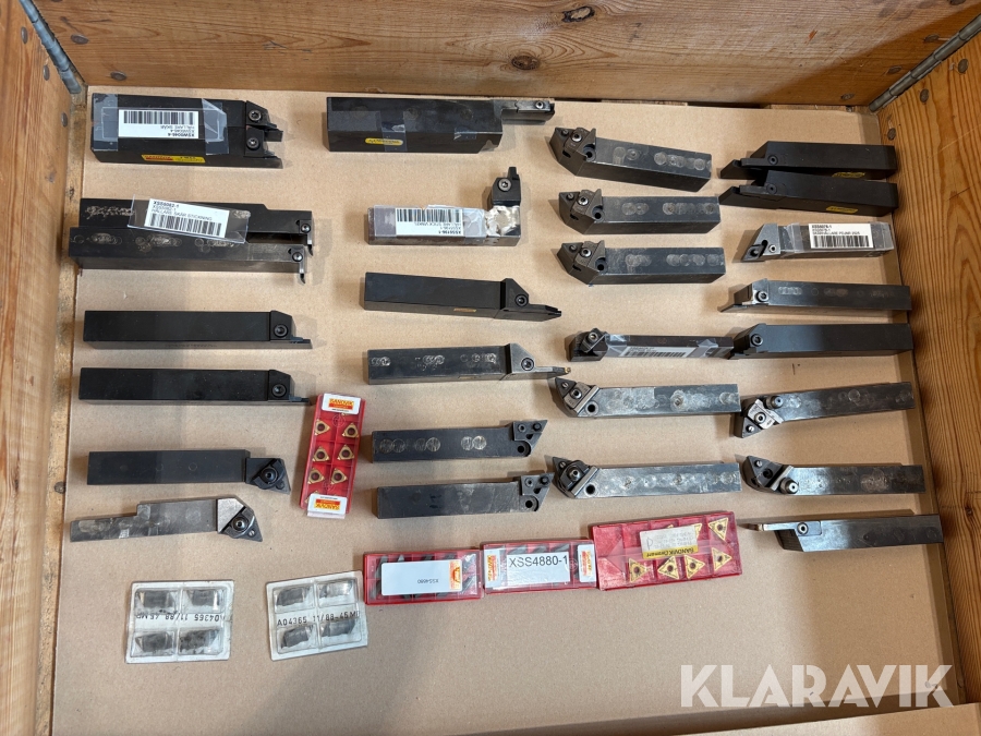 Parti med svarvstål