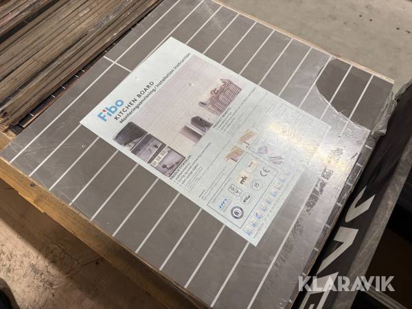 Köksskivor Fibo Kitchen board grå, ca 10m2