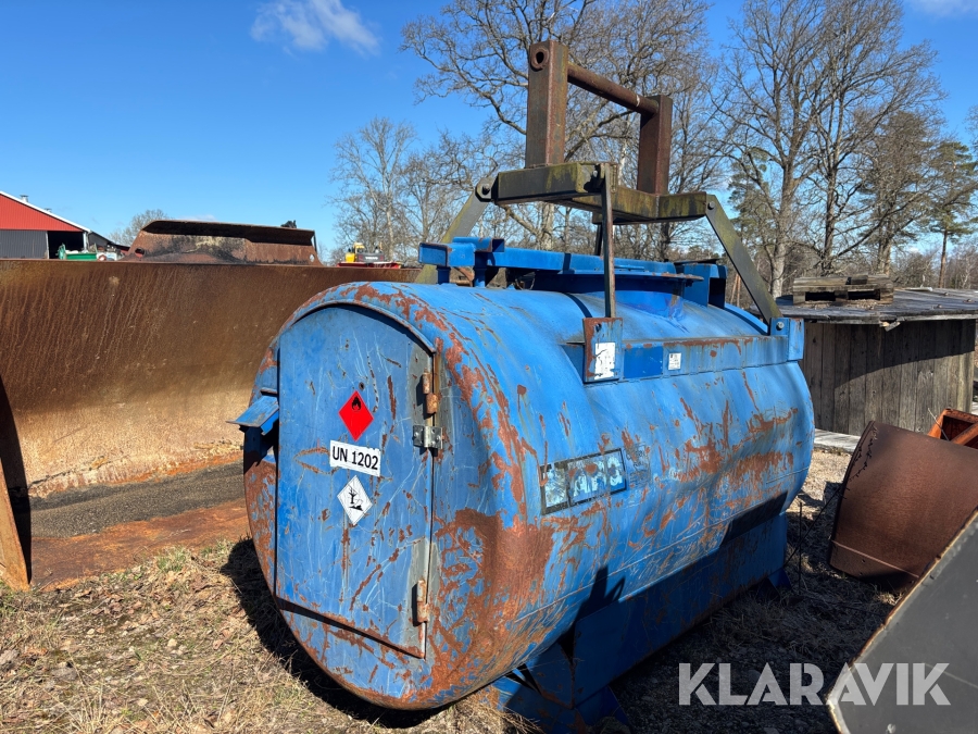 Dieseltank ABG 1500 liter